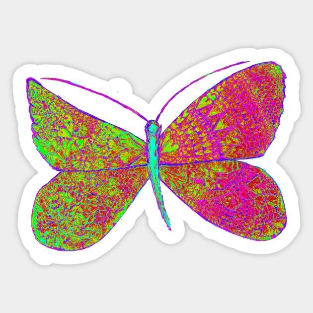 Magic butterfly Sticker by indusdreaming